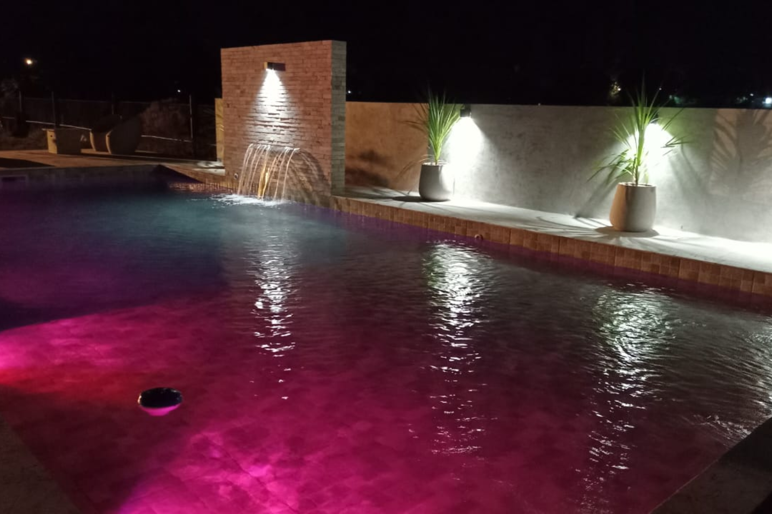 pileta cabañas Villa Lorenzo San Rafael Mendoza